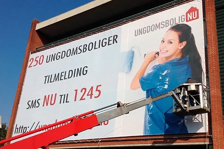 Megabannere - bestil banner hos Kailow